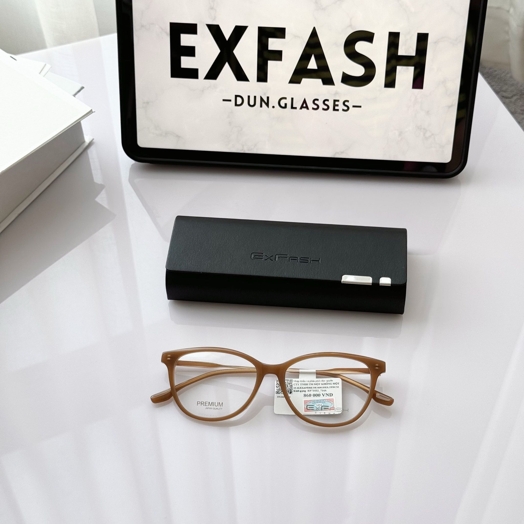  Gọng kính mắt mèo Exfash EF73552 