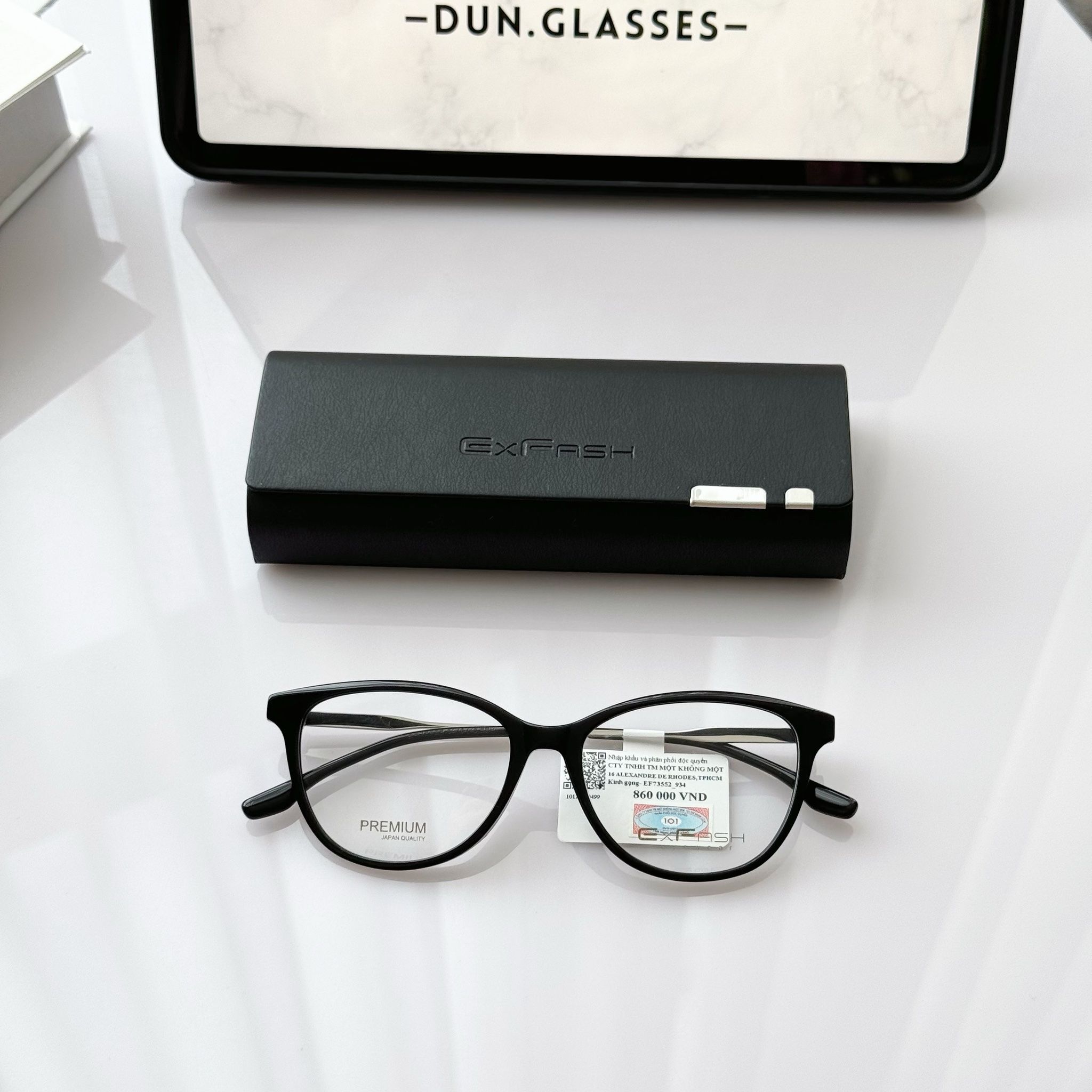 Gọng kính mắt mèo Exfash EF73552