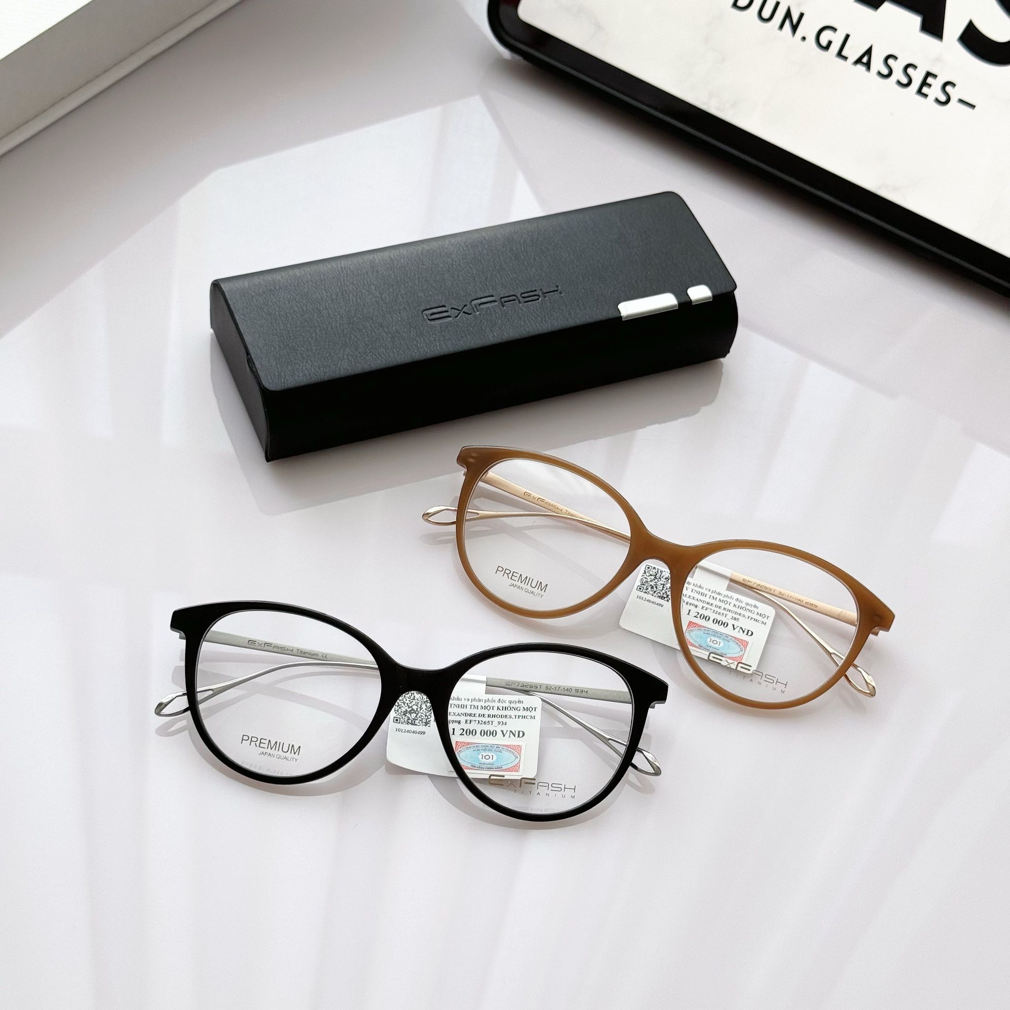 Gọng kính mắt mèo Exfash EF73265T