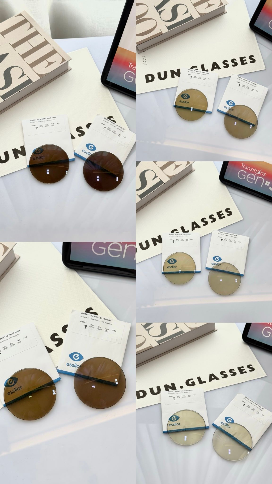 Tròng đổi màu Transitions Gen S - Essilor