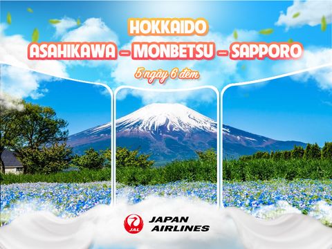 KHÁM PHÁ HOKKAIDO NHẬT BẢN 30/04 (Japan Airlines)