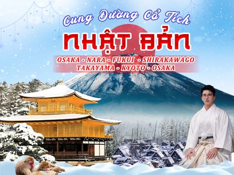 NHẬT BẢN MÙA ĐÔNG - CUNG ĐƯỜNG CỔ TÍCH