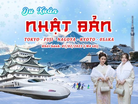 DU XUÂN NHẬT BẢN 6N5Đ - MÙNG 4 TẾT