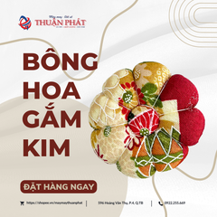 BÔNG HOA GẮM KIM