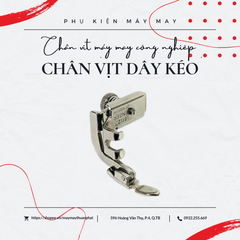 CHÂN VỊT MAY DÂY KÉO