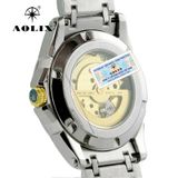  Đồng Hồ Lộ Cơ Nam Aolix AL-3017M Dây Thép Chính Hãng 