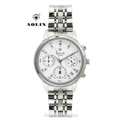 Đồng Hồ Nữ Chronograph Aolix AL-7069L Sapphire Bảo Hành Chính Hãng 5 Năm