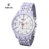  Đồng Hồ Nam Chronograph Aolix AL-7089G Sapphire Bảo Hành 5 Năm 