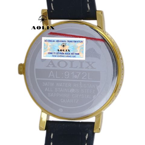  Đồng Hồ Nữ Dây Da Aolix AL-9172L Sapphire Chính Hãng 