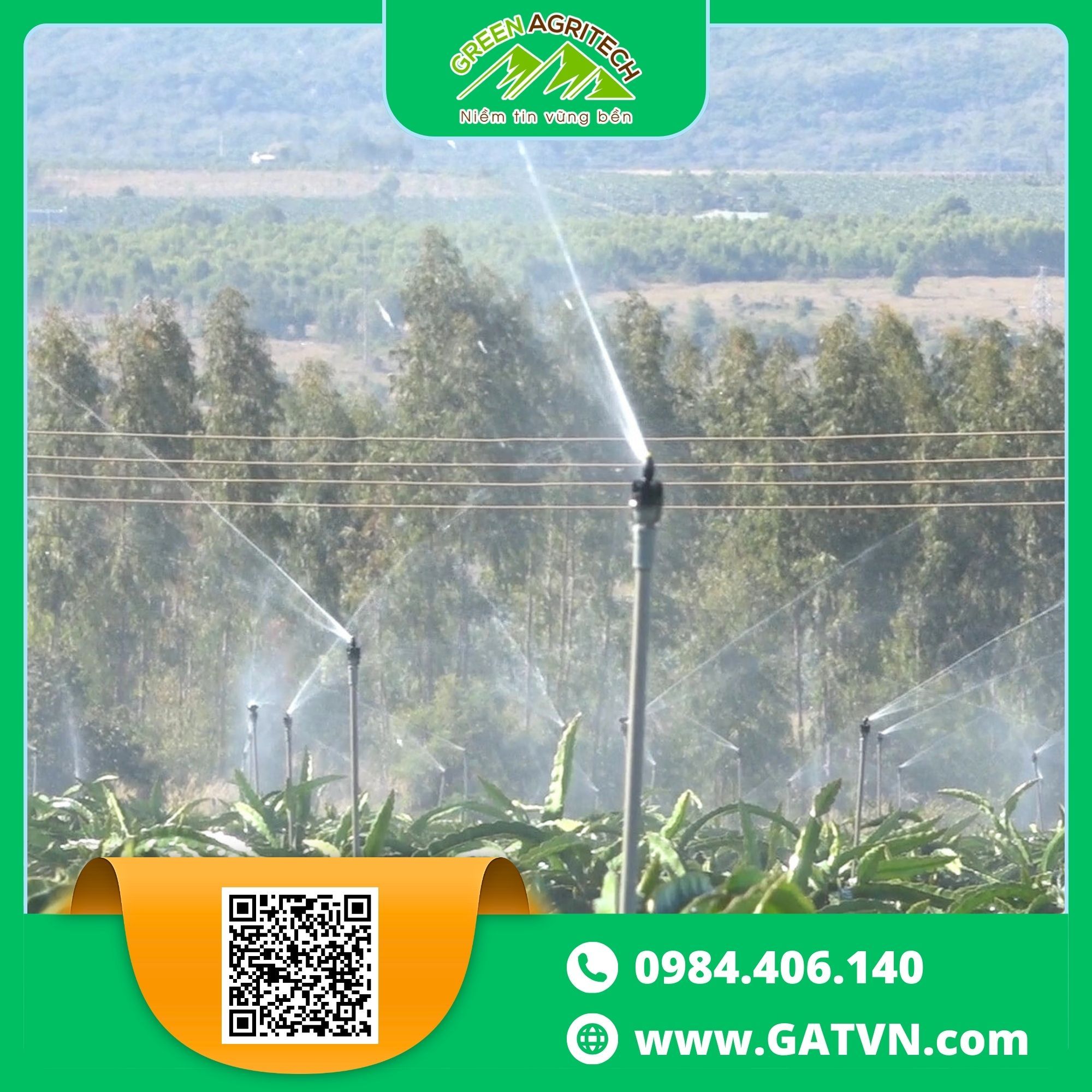 Béc tưới phun mưa bù áp Super 10