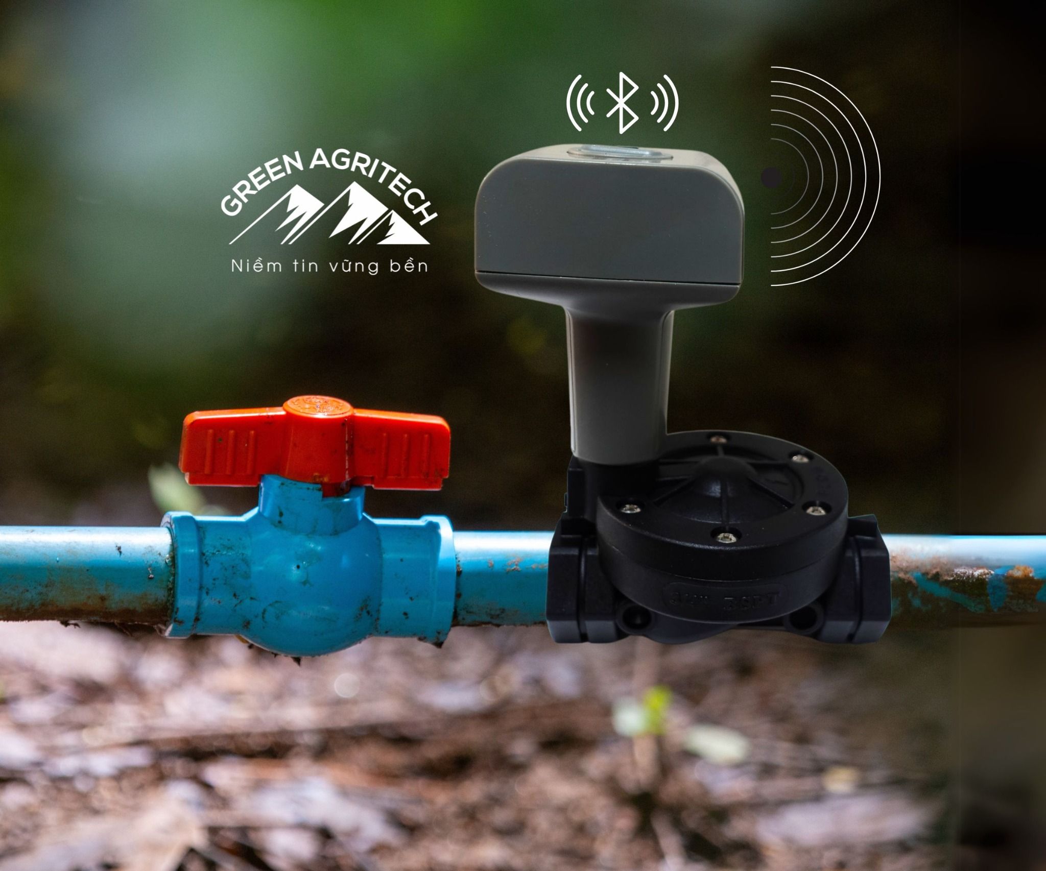 Bộ hẹn giờ tưới cây, điều khiển qua Bluetooth