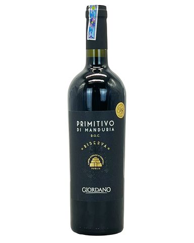 Giordano Di Manduria Primitvo 98 trên 5% ABV*