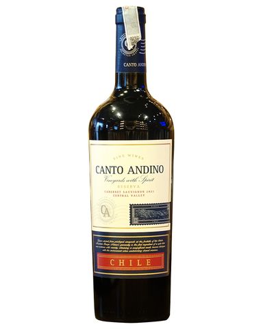  Rượu vang đỏ Chile Canto Andino Reserva Cabernet Sauvignon trên 5% ABV* 