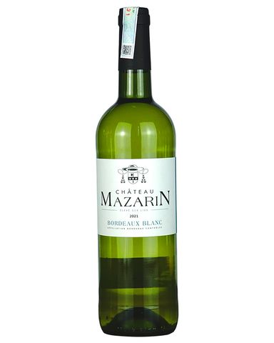  Rượu vang trắng Pháp Château Mazarin Élevé Sur Lies Bordeaux Blanc trên 5% ABV* 