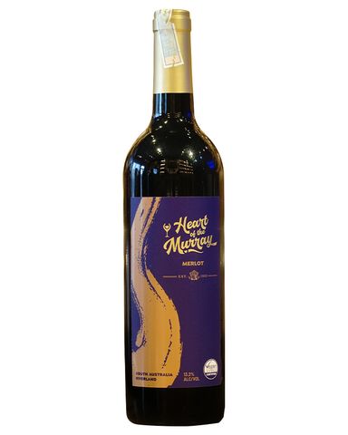  Rượu vang đỏ Úc Heart of the Murray Merlot trên 5% ABV* 