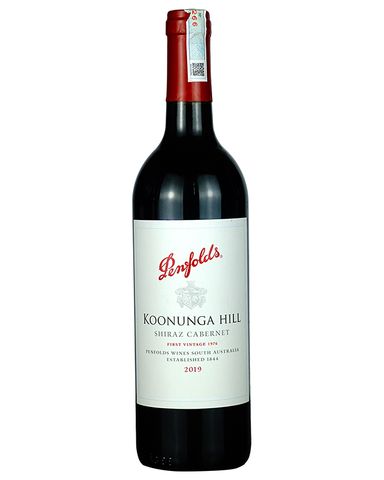  Rượu vang đỏ Úc Penfolds Koonunga Hill Shiraz Cabernet 2019 trên 5% ABV* 