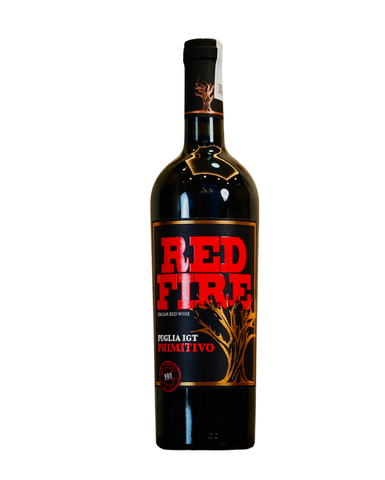  Rượu vang đỏ Ý Red Fire Primitivo Puglia IGT 2022 trên 5% ABV* 