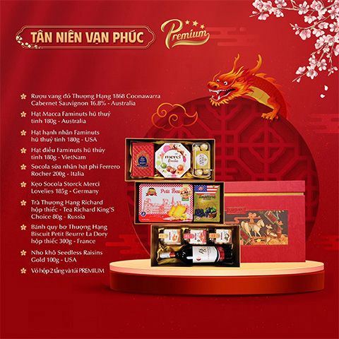  Hộp Quà Tết Tân Niên Vạn Phúc 