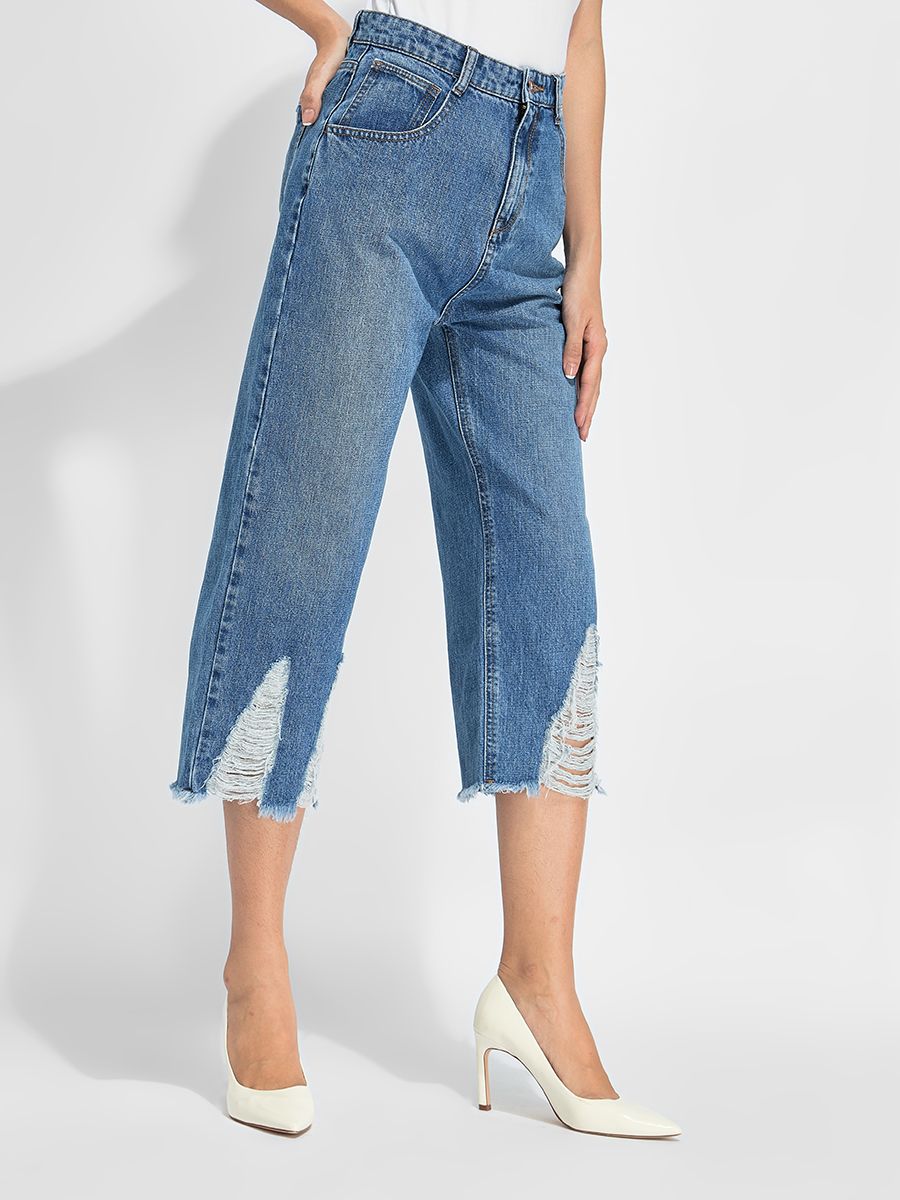 Quần dài jeans nữ SJW-986-85 (Super high rise- straight)