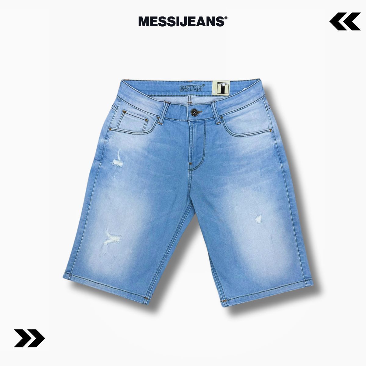 Quần Short Jean Nam Co Giãn SJM1178