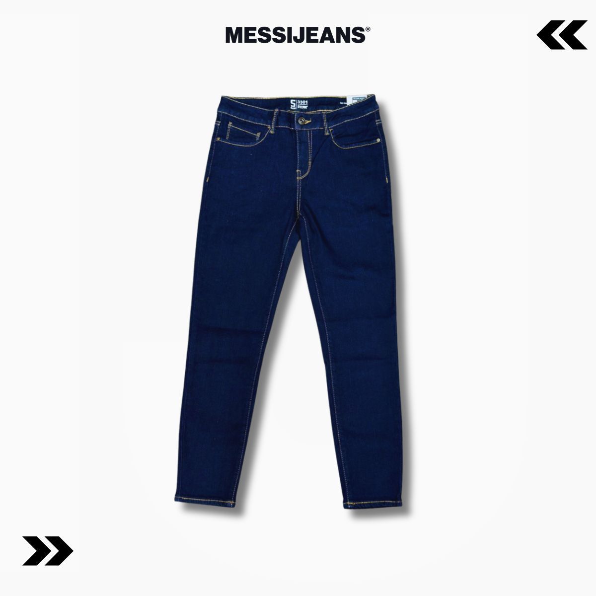 Quần jeans nữ ống ôm, quần bò nữ co giãn form skinny MESSIJEANS SJW1115