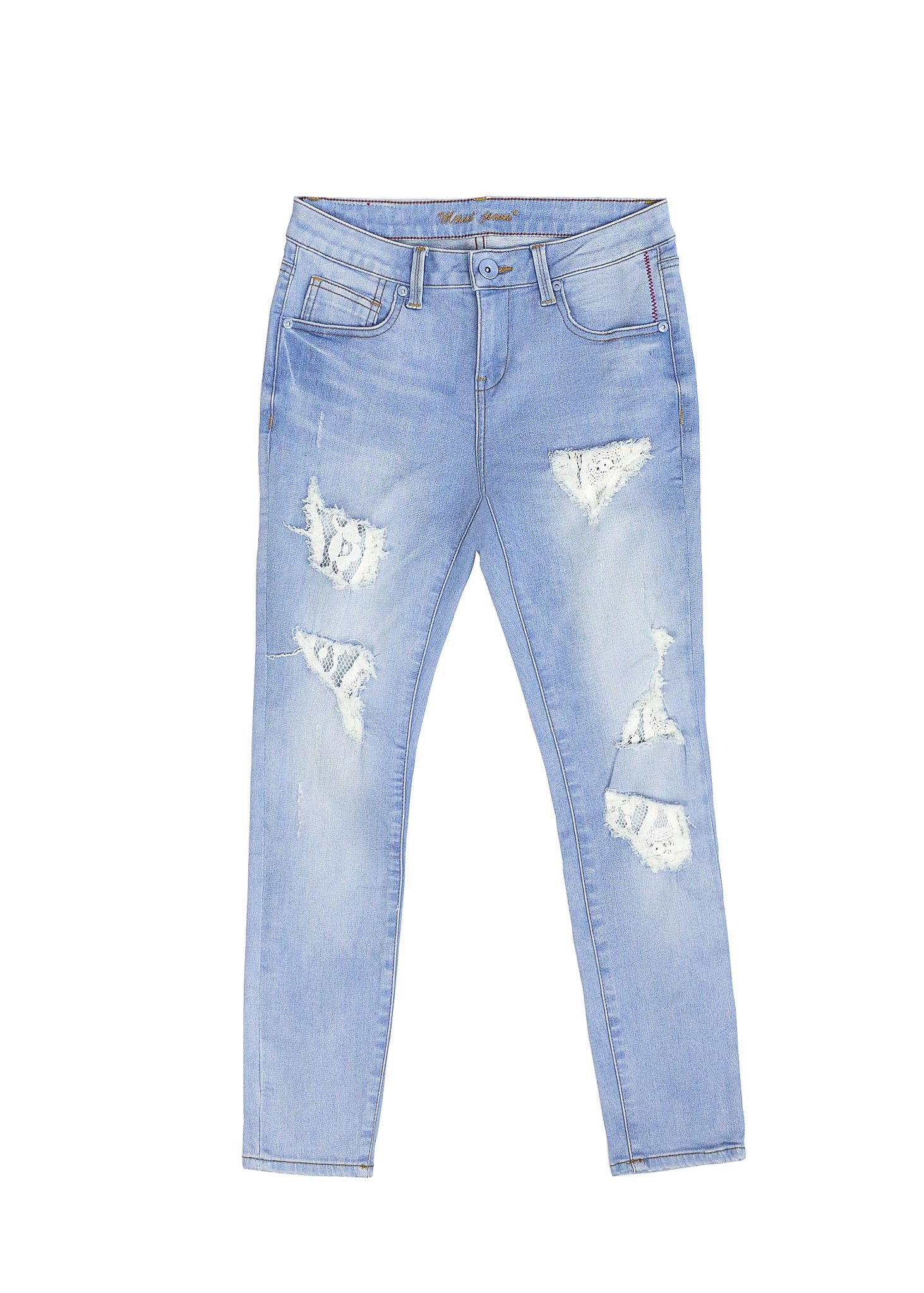 Quần jeans nữ dài MESSI SJW-846-83 (Mid rise skinny)