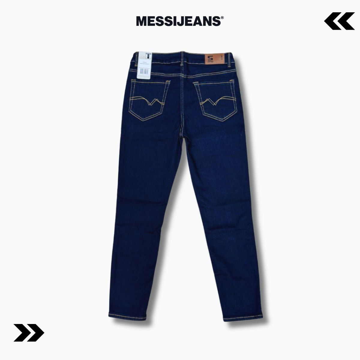 Quần jeans nữ ống ôm, quần bò nữ co giãn form skinny MESSIJEANS SJW1115