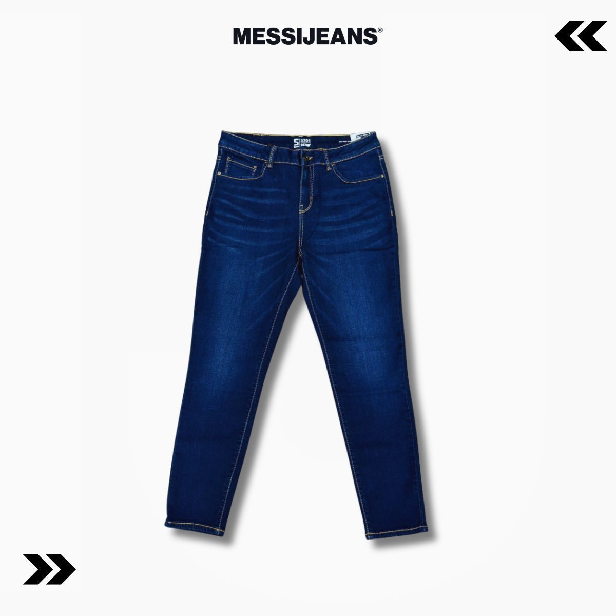 Quần jeans nữ ống ôm, quần bò nữ co giãn form skinny MESSIJEANS SJW1115