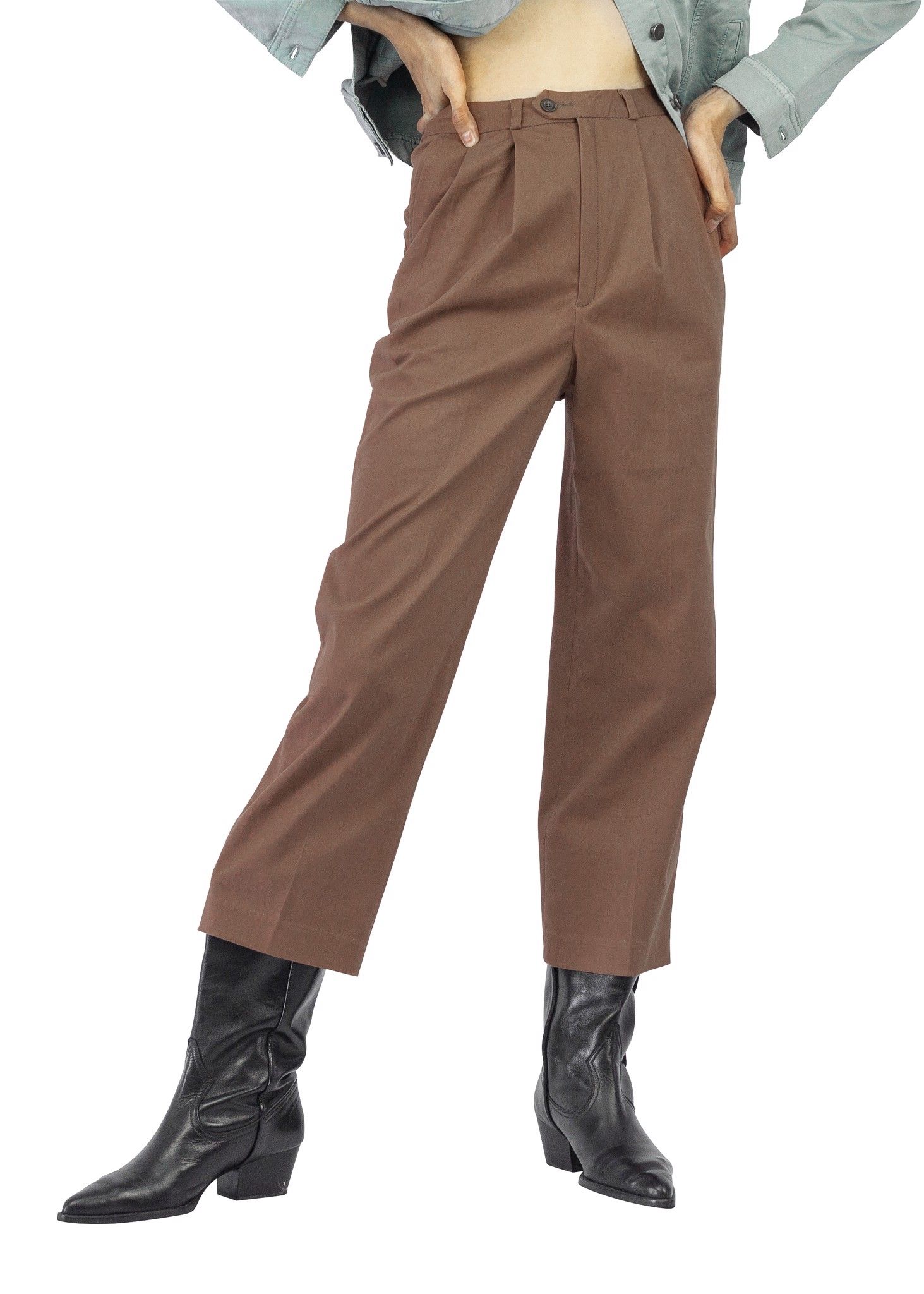 Quần Kaki ống rộng nữ WKB0011 (Tailor)