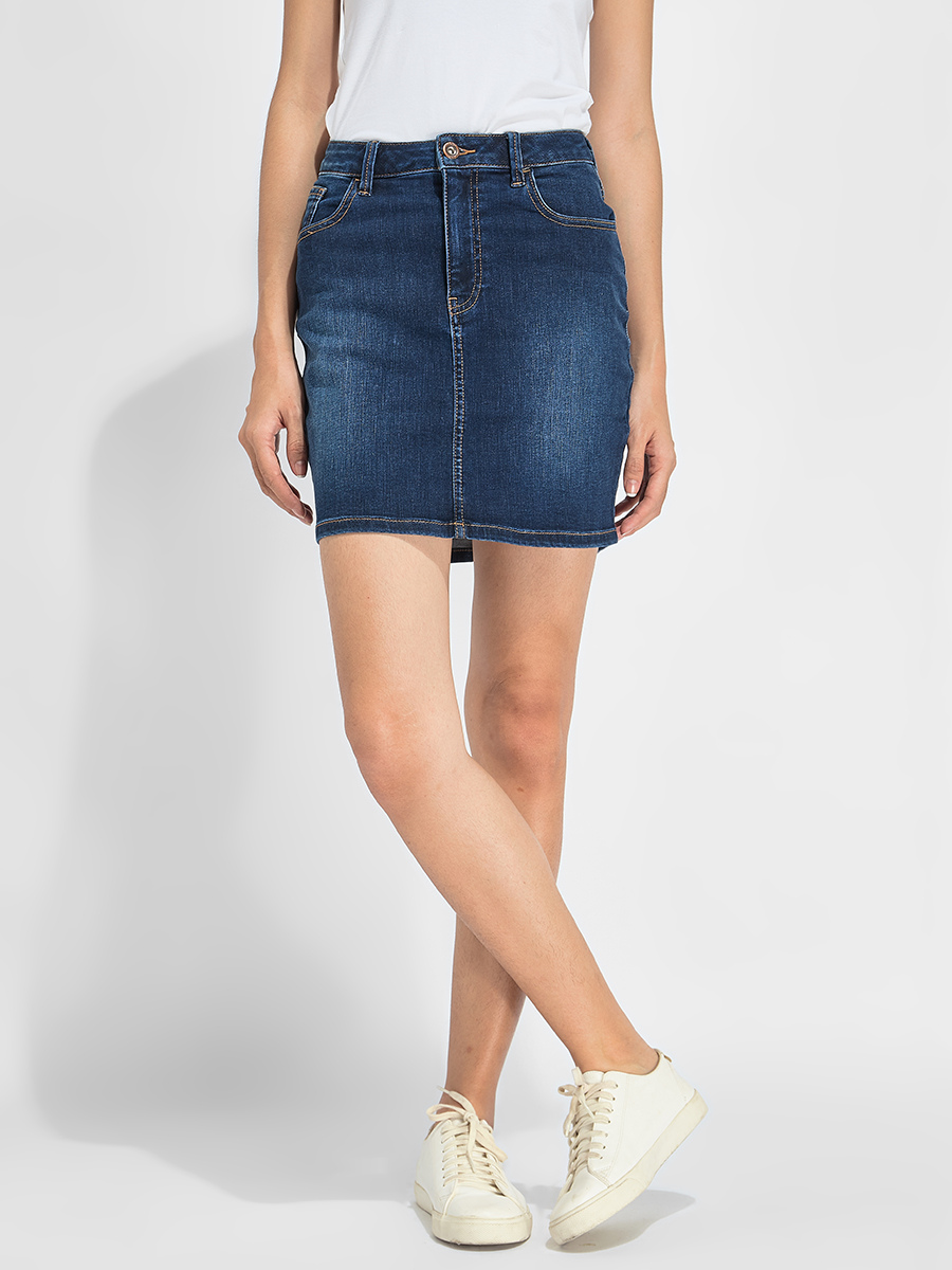 Chân váy jeans ngắn SJW-920-48 (Classic)