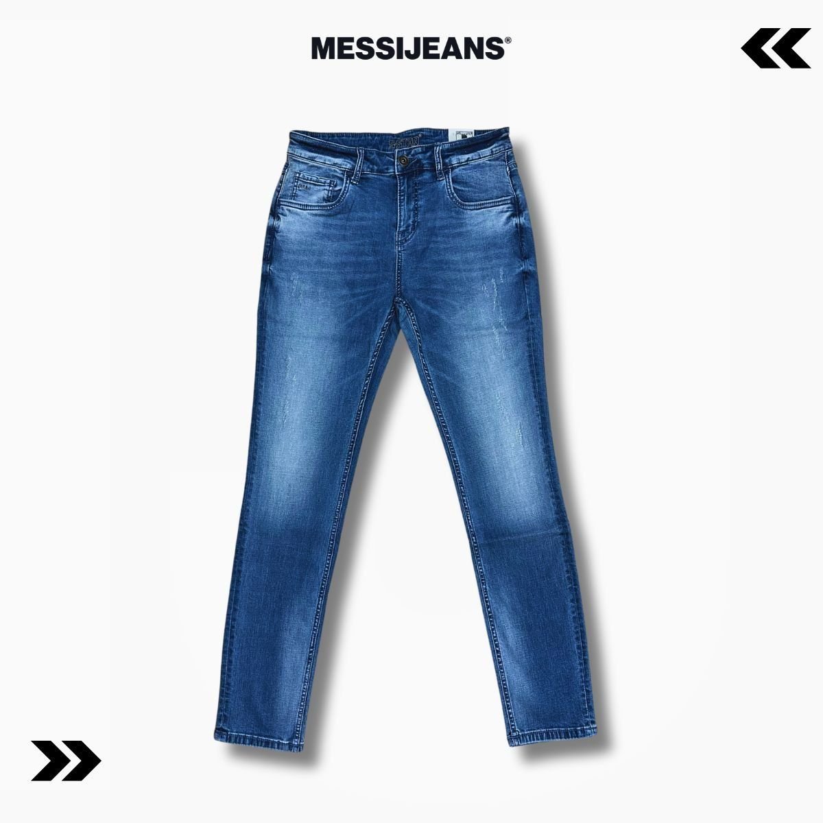 Quần Jeans nam dáng basic Slim Fit Co Giãn Tốt, Bền Màu, Form Trẻ Trung MESSIJEANS SSTAR