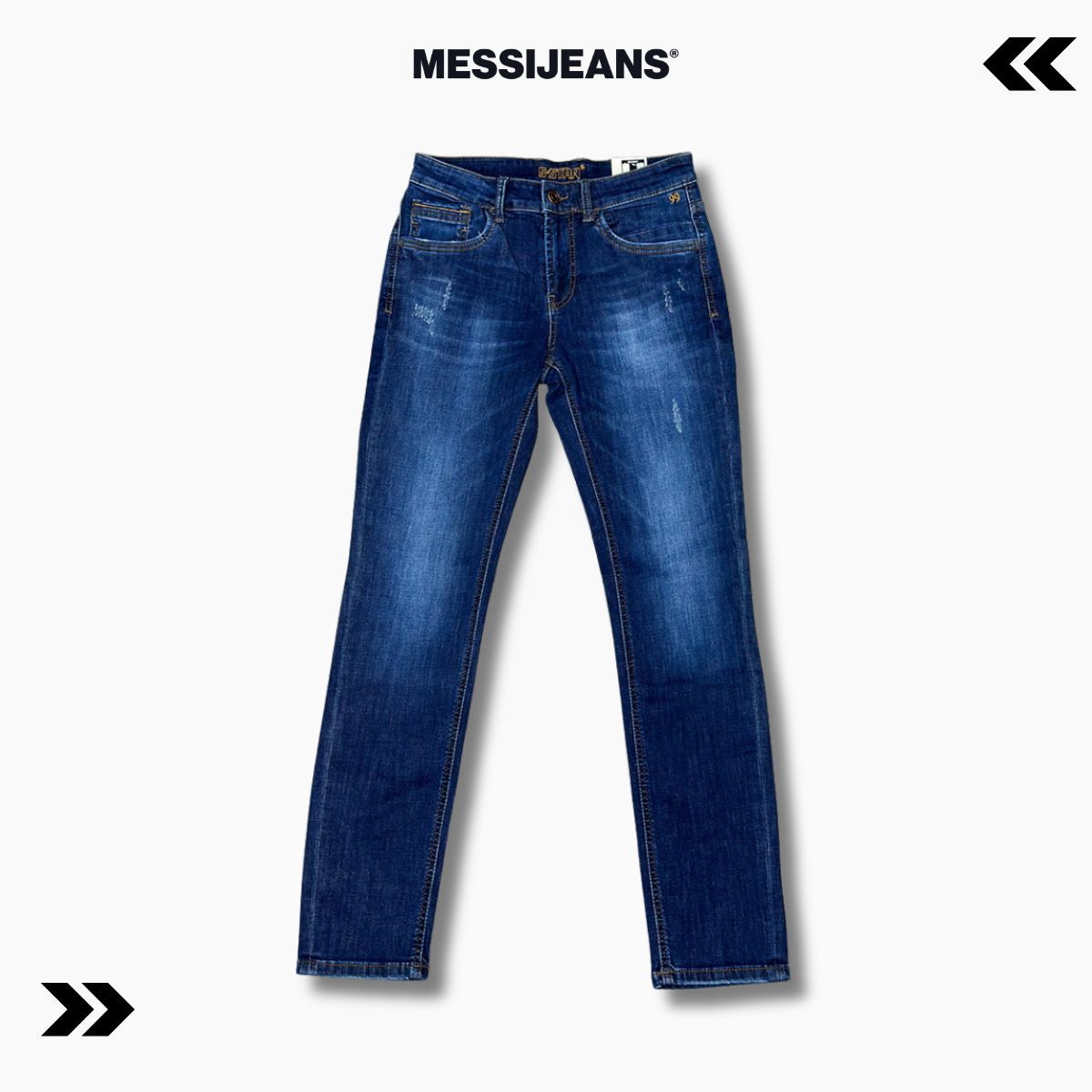 Quần Jeans nam dáng basic Slim Fit Co Giãn Tốt, Bền Màu, Form Trẻ Trung MESSIJEANS SSTAR