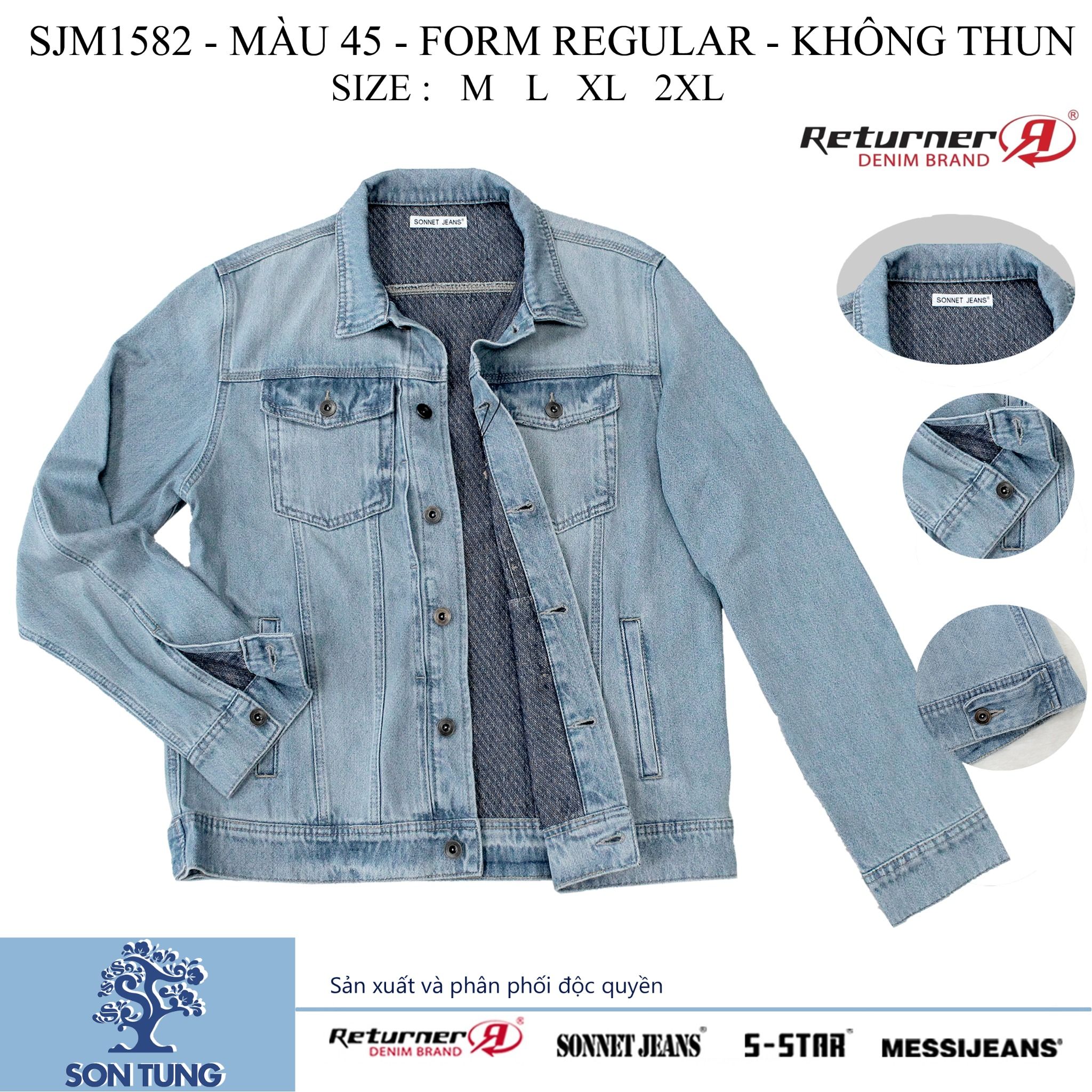 Áo khoác Jeans nam MESSI SJM1582 (Classic)