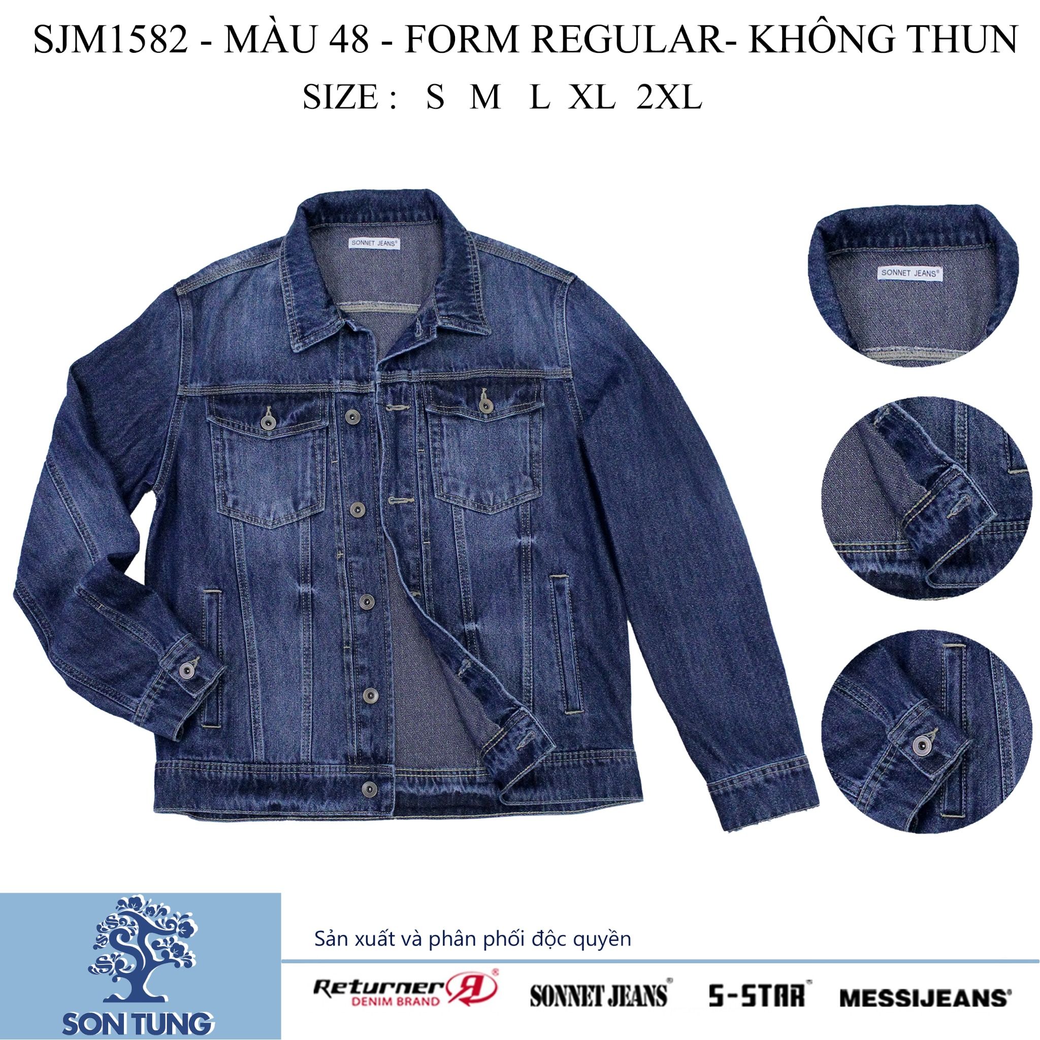 Áo khoác Jeans nam MESSI SJM1582 (Classic)