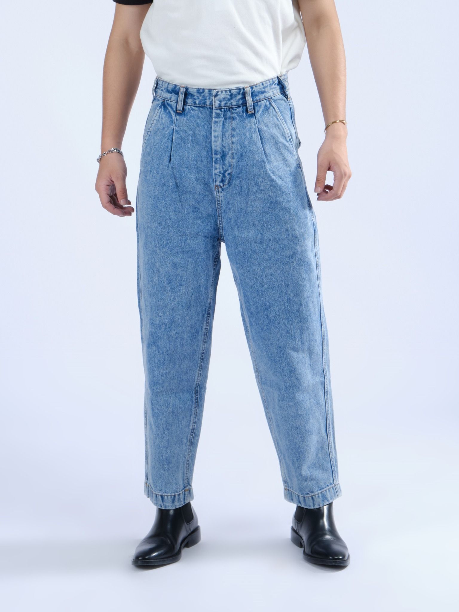 Quần nam lửng jeans MESSI MJB0001-45 (Tailor)