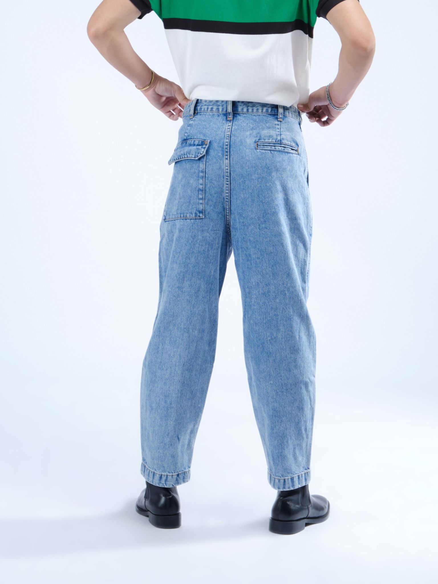 Quần nam lửng jeans MESSI MJB0001-45 (Tailor)