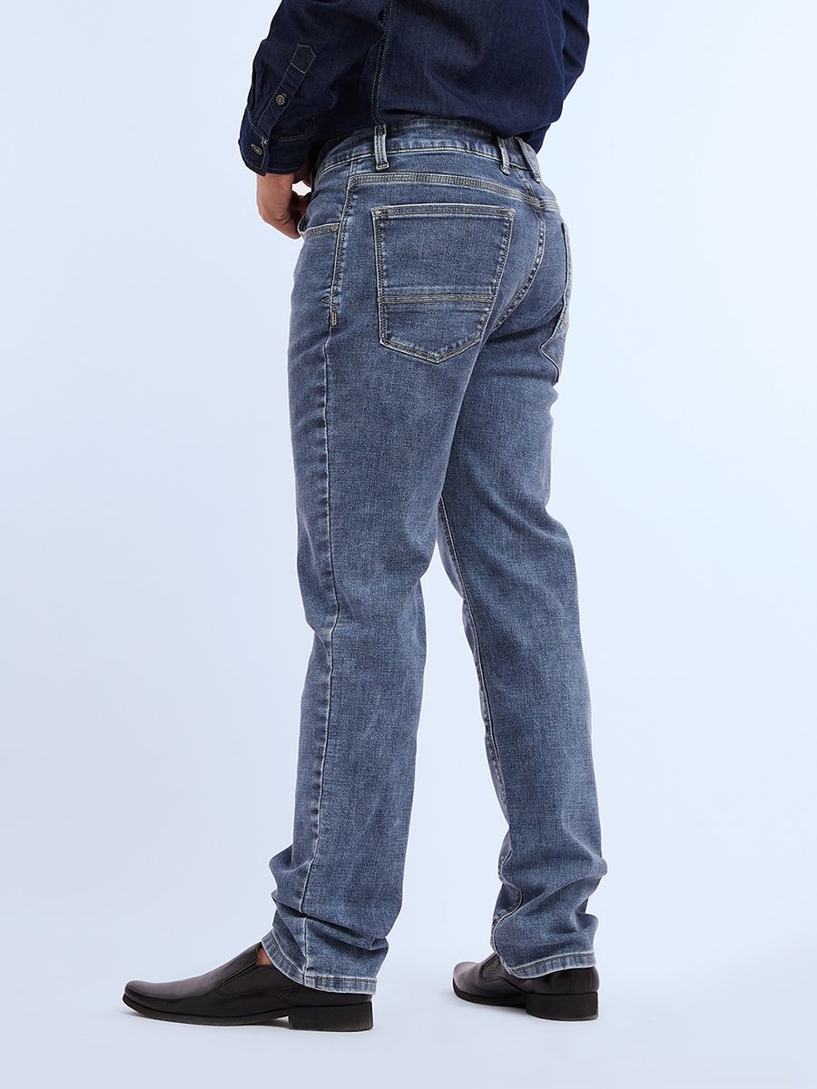 Quần nam dài jeans MESSI MJB0150-42 (Straight)