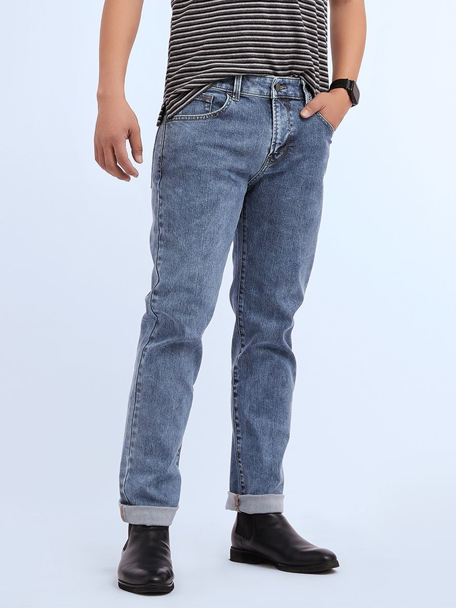 Quần nam dài jeans MESSI MJB0154-42 (Straight)