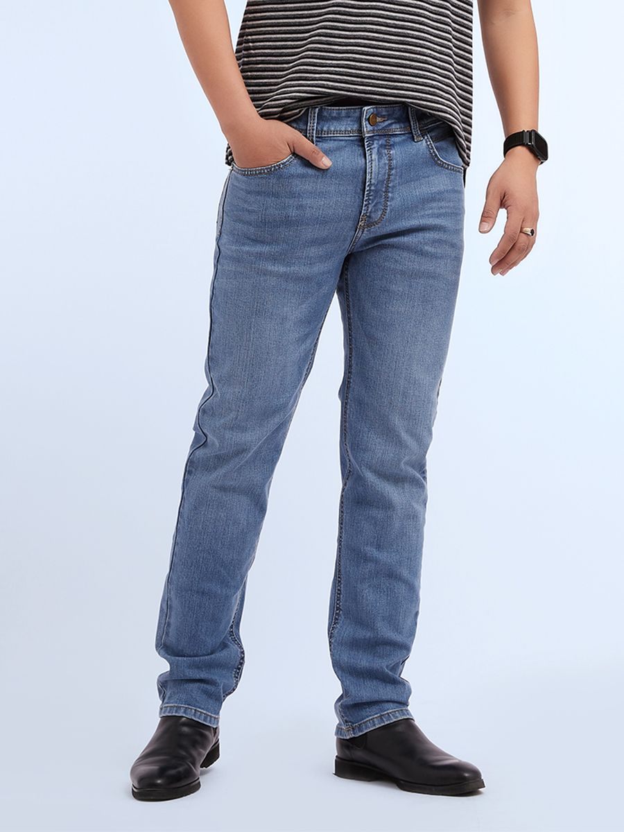 Quần nam dài jeans MESSI MJB0155-73 (Straight)