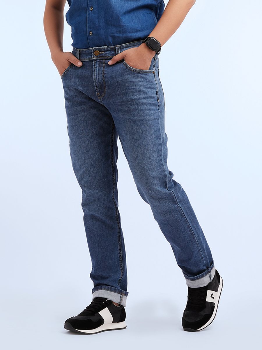 Quần nam dài jeans MESSI MJB0155-75 (Straight)