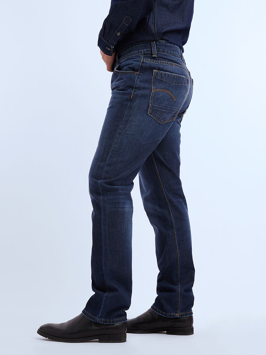 Quần nam dài jeans MESSI MJB0158-77 - Không có giãn (Straight)