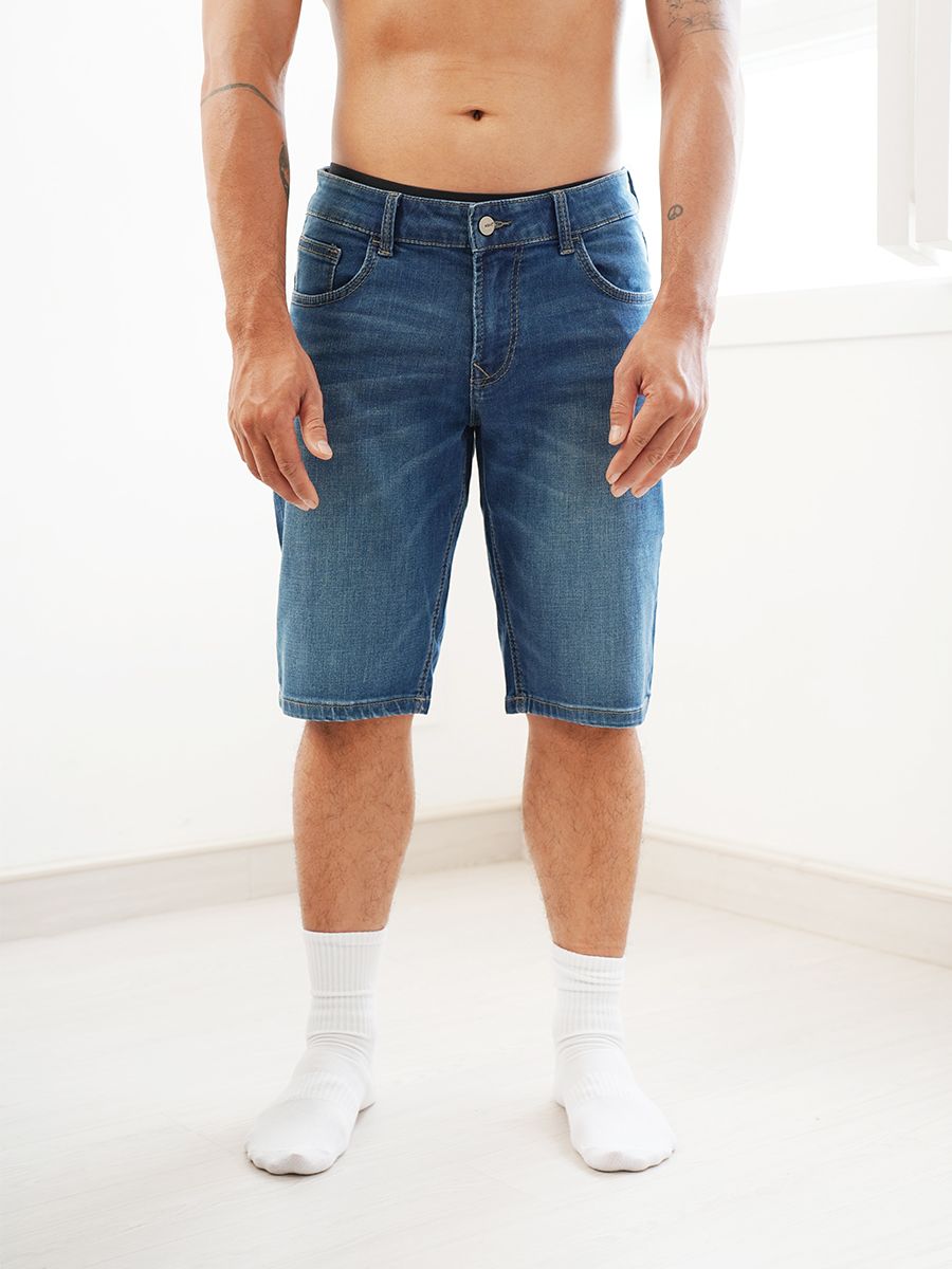 Quần nam short jeans MJB0221-45 (Regular)