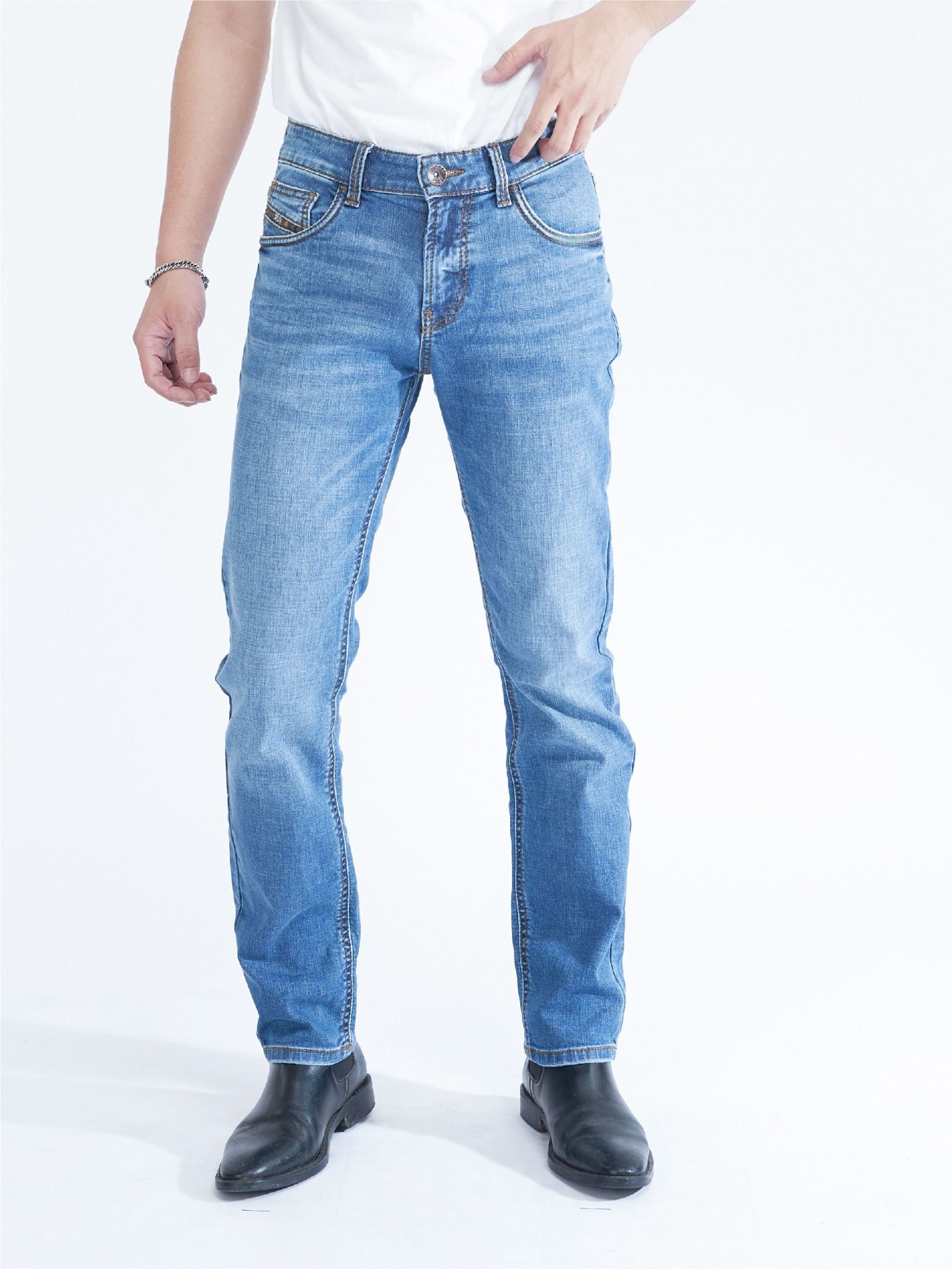 Quần nam dài jeans MJB0258 (Straight)