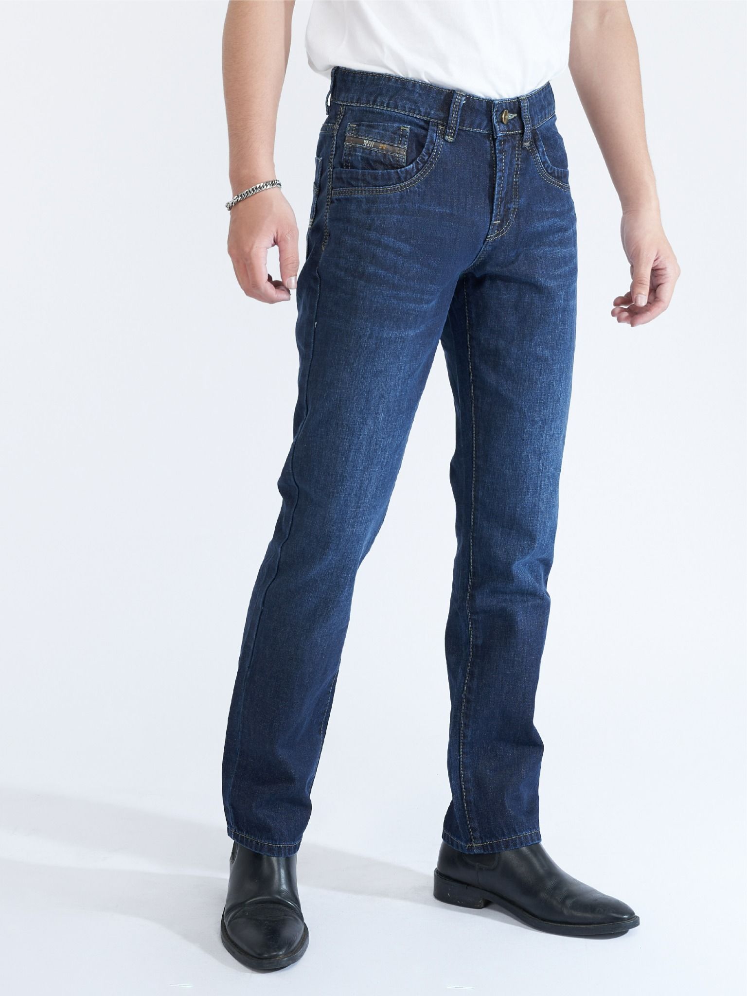 Quần nam dài jeans không co giãn MJB0293 (Straight)