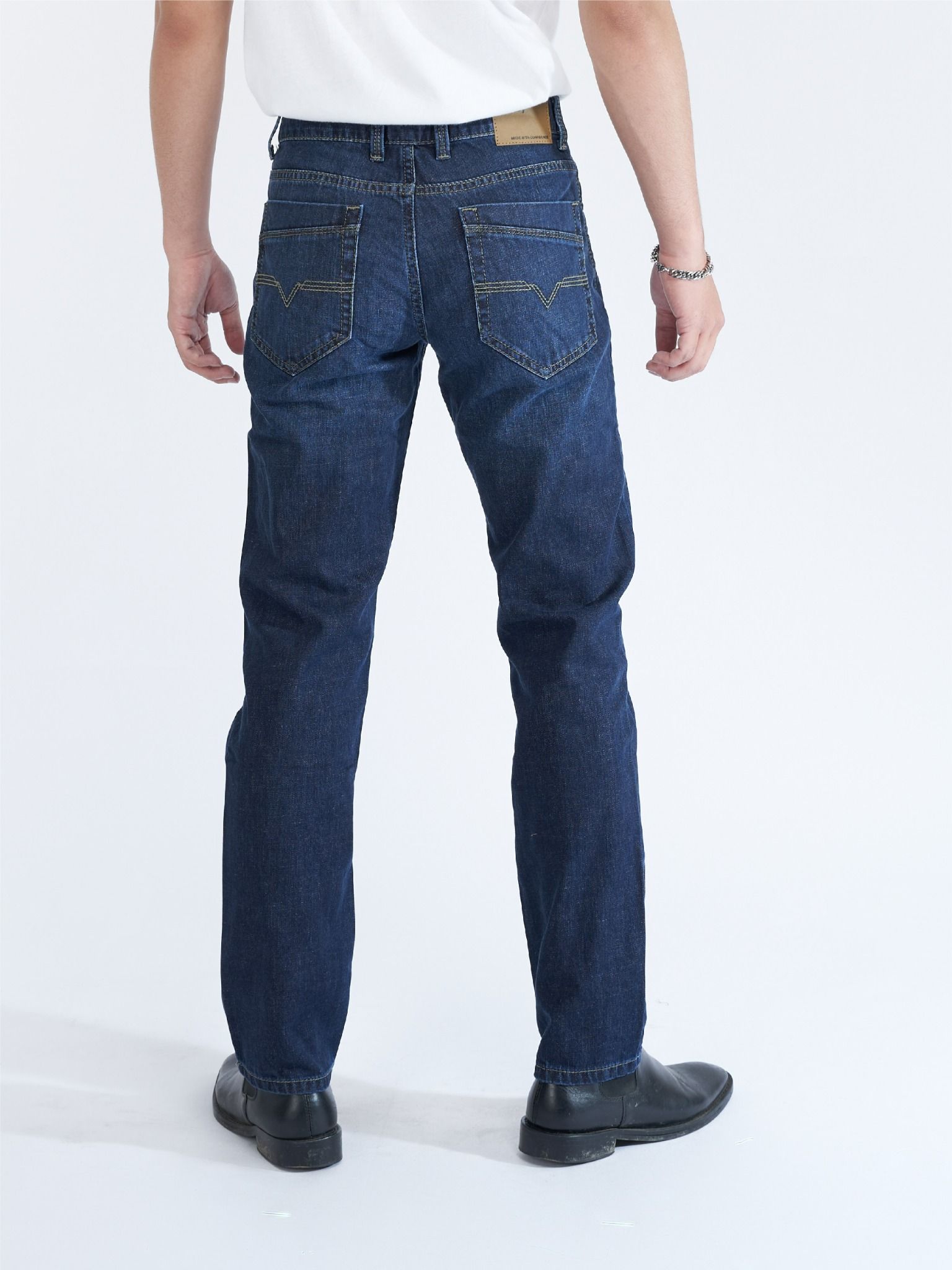Quần nam dài jeans không co giãn MJB0293 (Straight)