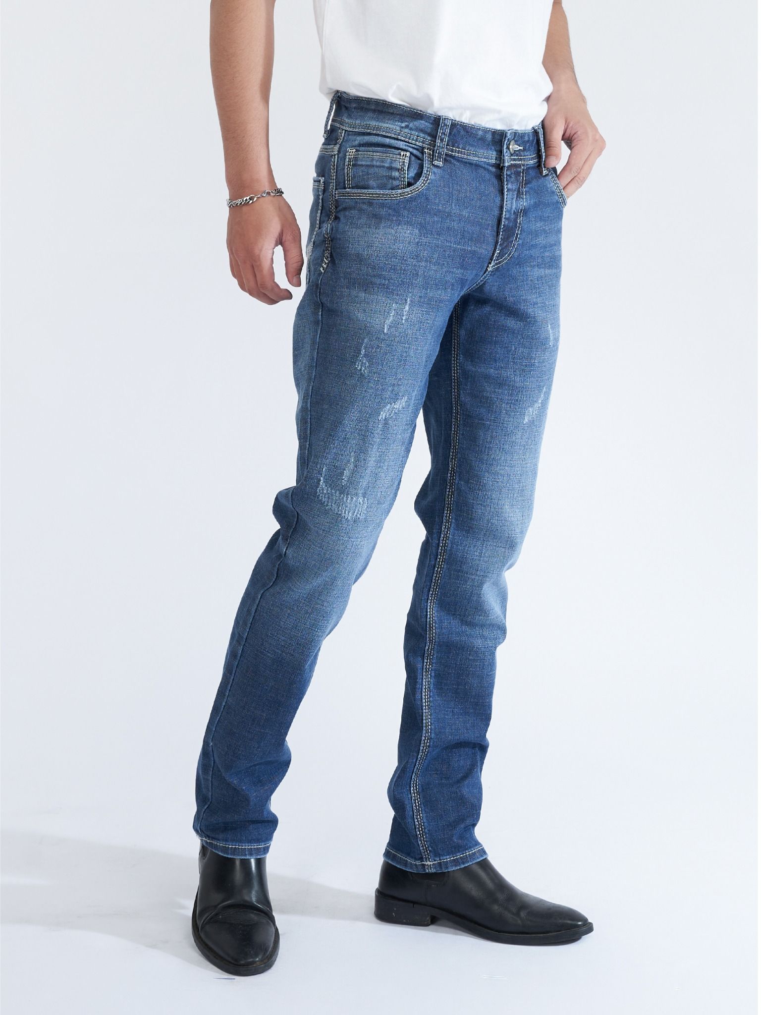 Quần nam dài jeans MJB0307 (Straight)