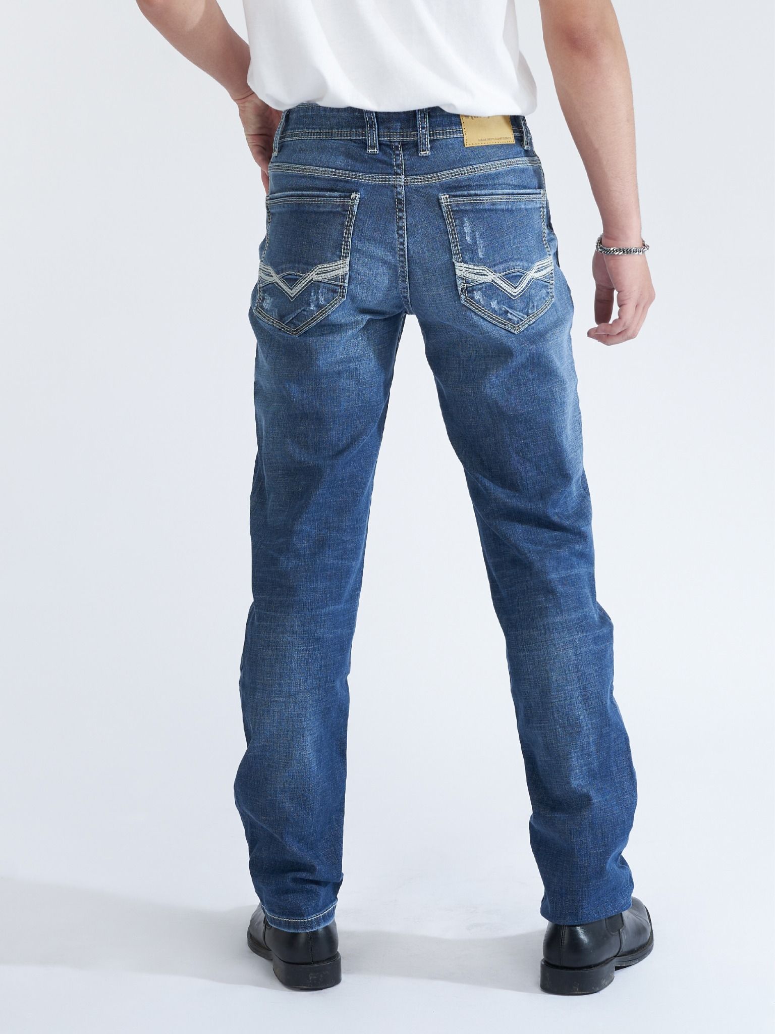 Quần nam dài jeans MJB0307 (Straight)