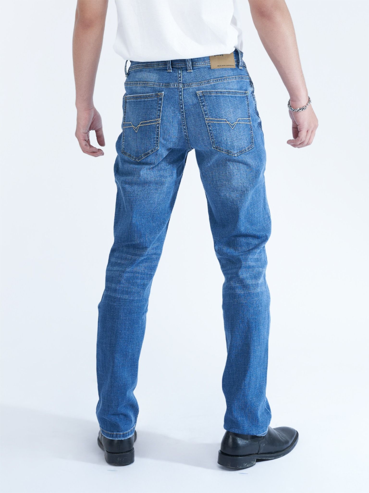 Quần nam dài jeans MJB0322 (Straight)