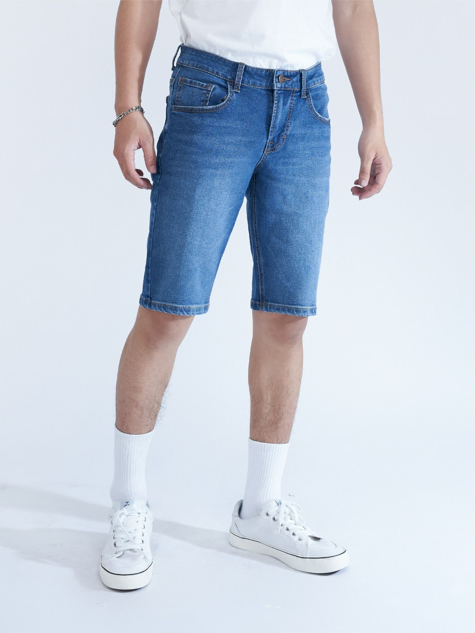Quần nam short jeans MJB0327 (Regular)
