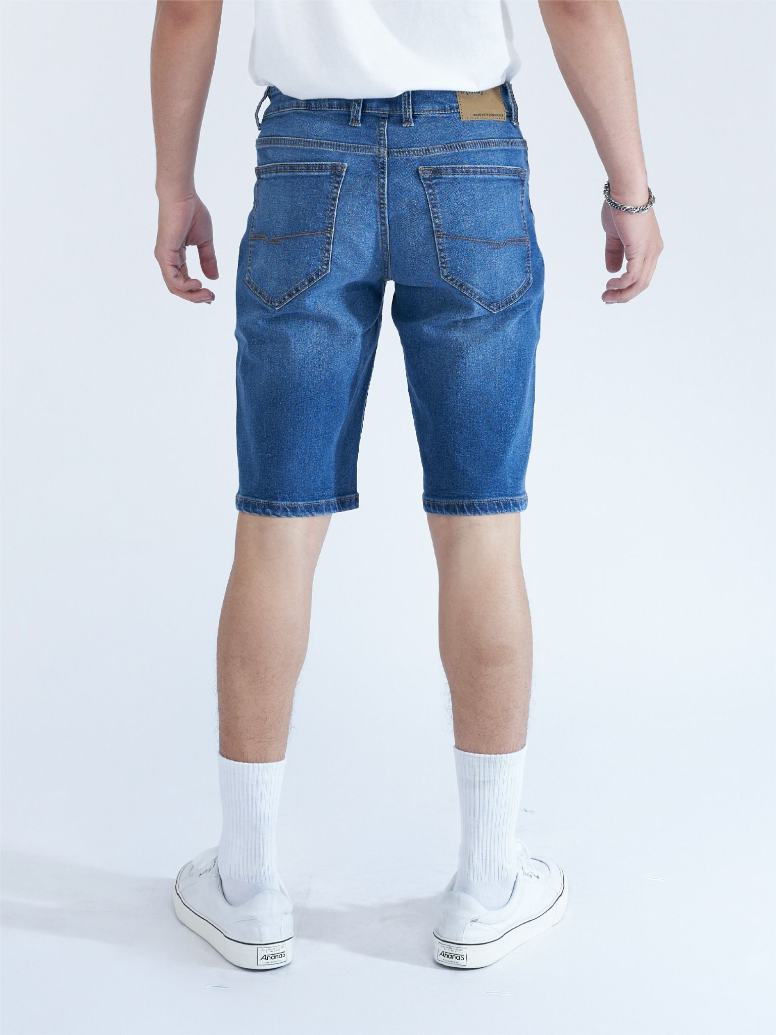 Quần nam short jeans MJB0327 (Regular)